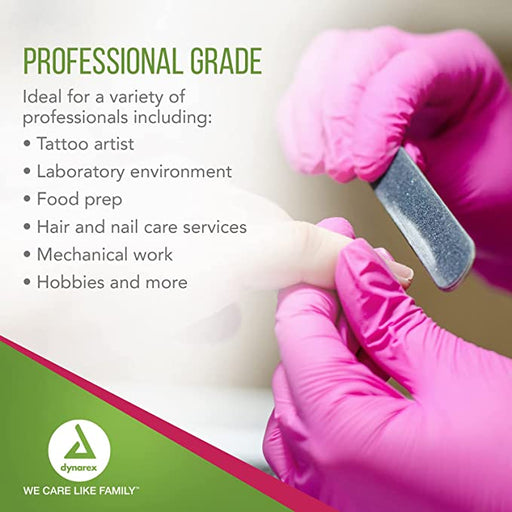 Dynarex Nitrile Gloves-Aloe Skin - The Tattoo Supply Company