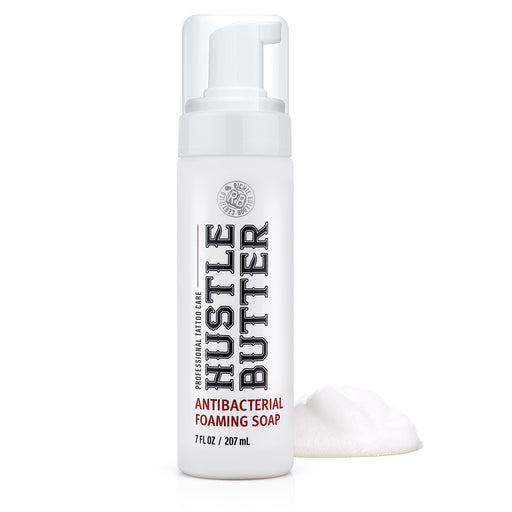 HUSTLE BUBBLES ANTIBACTERIAL FOAMING SOAP 7oz - The Tattoo Supply Company