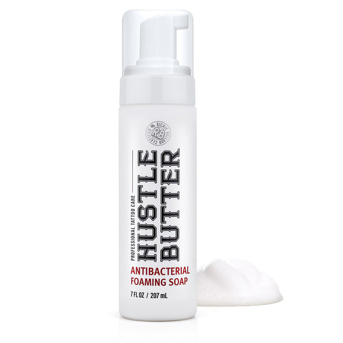 HUSTLE BUBBLES ANTIBACTERIAL FOAMING SOAP 7oz - The Tattoo Supply Company