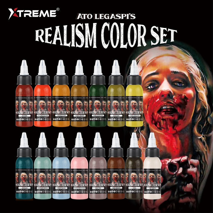 Xtreme Ink Ato Legaspi's Realism Color Set - The Tattoo Supply Company
