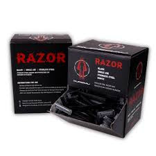 Superay black single use steel razors 100pc - The Tattoo Supply Company