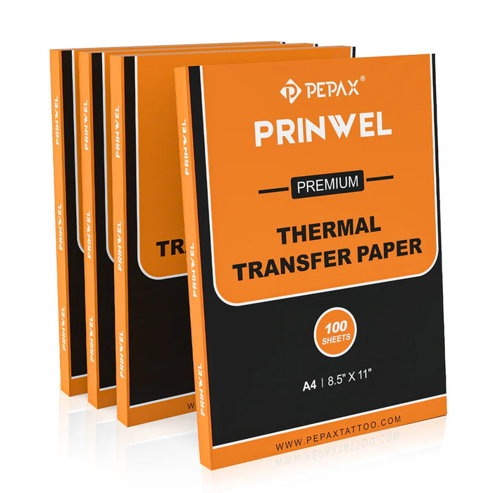 Pepax Prinwel Premium Thermal Transfer Paper (100 sheets) - The Tattoo Supply Company