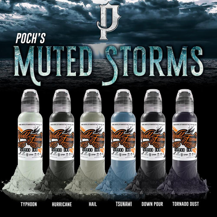 World Famous Poch’s Muted Storms Set - The Tattoo Supply Company