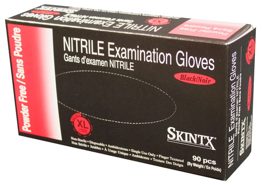 SKINTX™ Black Nitrile Exam Gloves - The Tattoo Supply Company