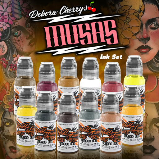 World Famous Debra Cherry’s Musas Set - The Tattoo Supply Company
