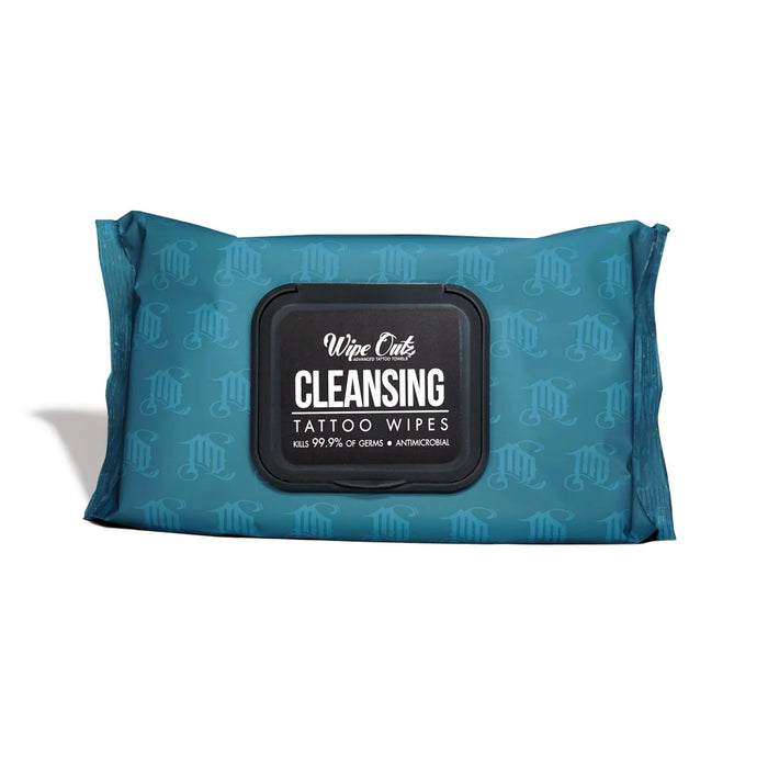 WipeOutz Cleansing Tattoo Wipes Wet - The Tattoo Supply Company