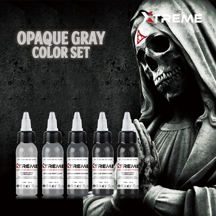 Xtreme Inks Opaque Gray Color Set