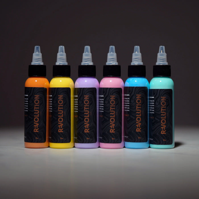 Revolution Inks Pastel Color Set - The Tattoo Supply Company