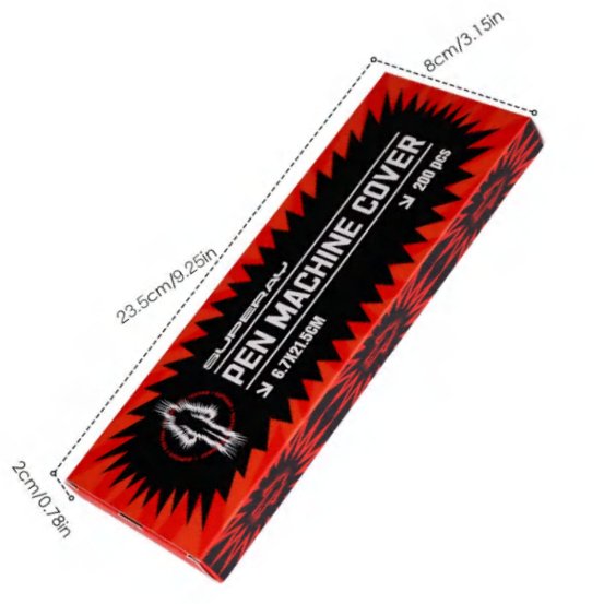 Pen Machine Cover with Adhesive fit