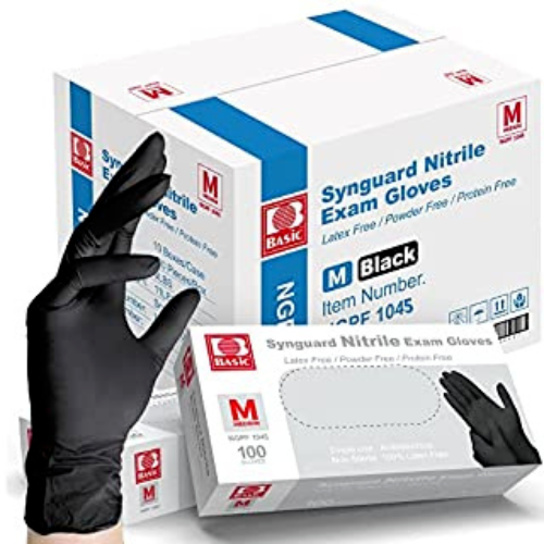 Disposable Synguard Nitrile Gloves Medical Exam Gloves Latex Powder Free - The Tattoo Supply Company