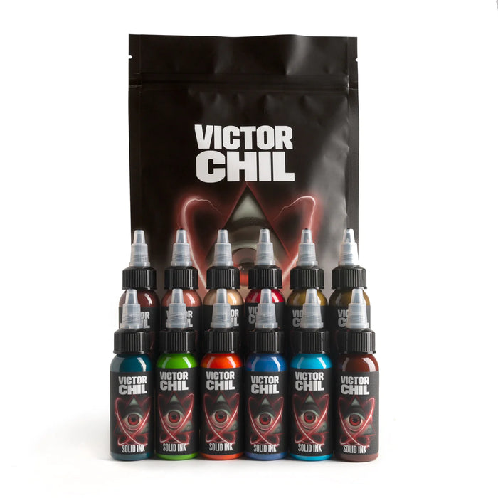 Solid Ink Victor Chil Color Set - The Tattoo Supply Company
