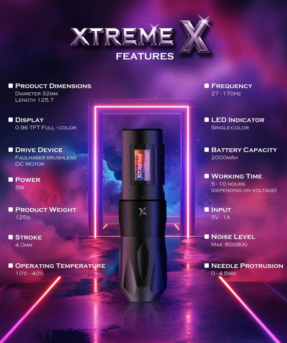 XTREME X PEN — The Tattoo Supply Company