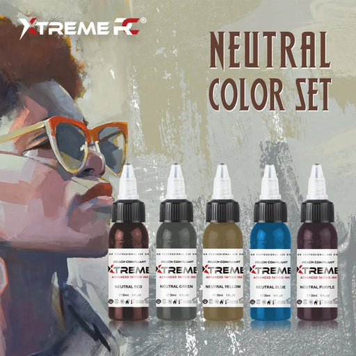 Xtreme Ink Neutral Color Set - The Tattoo Supply Company