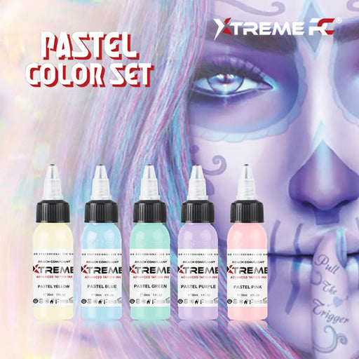 Xtreme Ink Pastel Color Set - The Tattoo Supply Company