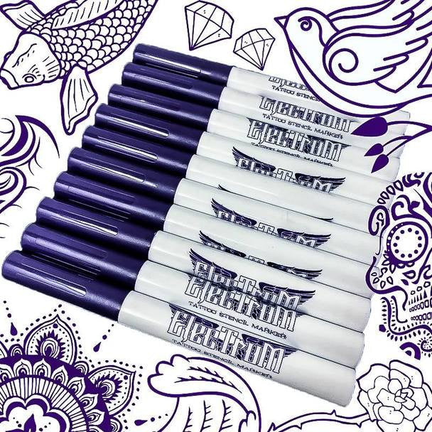 Stencil Tattoo Markers-Electrum - The Tattoo Supply Company